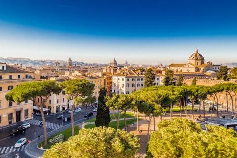 Ancient roofs of Rome Foto stock