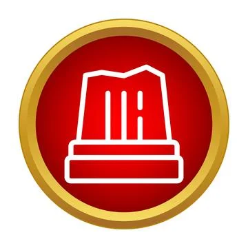 Ancient ruined structure icon representing history and archaeology Stock Illustration