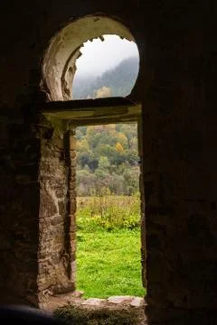 Ancient ruines view outside Stock Photos