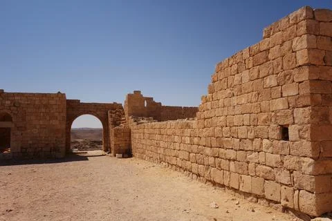 Ancient ruins of Avdat NP Foto stock