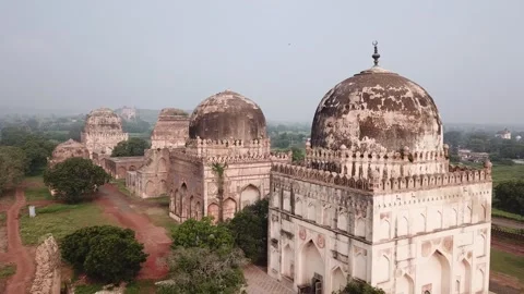  Ancient Ruins of Bidar Karnataka Stock Footage 250262425
