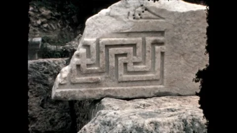 Ancient Ruins with Columns Stock Footage 278040151