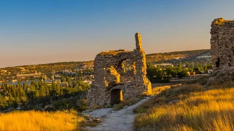 Ancient ruins Video stock 96215772