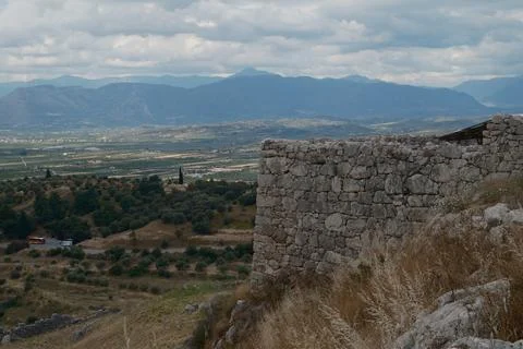 Ancient Ruins in Greece Stock Photos