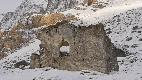 Ancient ruins in the mountains Video stock 85318452