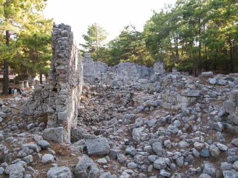 Ancient ruins of Phaselis Stock-Fotos
