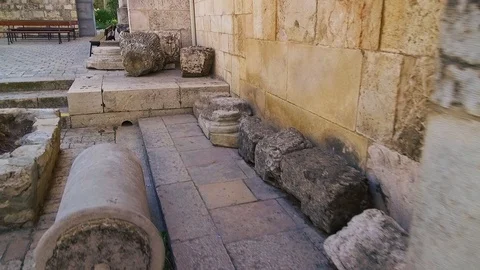 Ancient Ruins of a Temple  Stock Footage 119503010