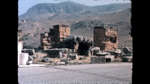 Ancient Ruins in Turkey Stock Footage 277585099