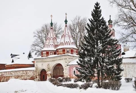 Ancient russian convent in suzdal Stock Photos