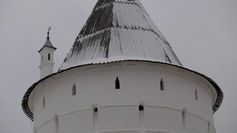 Ancient Russian monastery Stock Footage 121250181