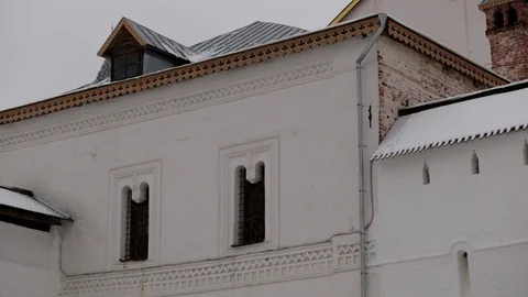 Ancient Russian monastery Stock Footage 121250188