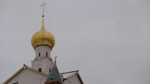 Ancient Russian monastery Stock Footage 121250208