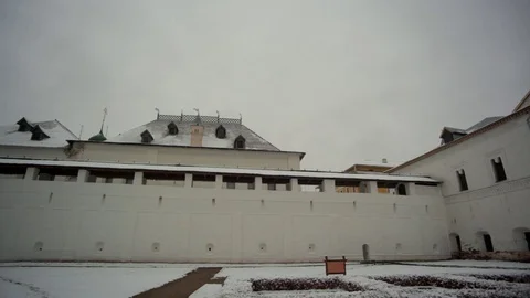 Ancient Russian monastery Stock Footage 121250287
