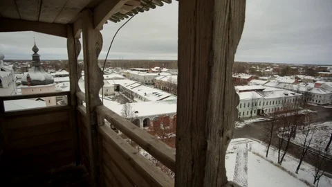 Ancient Russian monastery Stock Footage 121564537