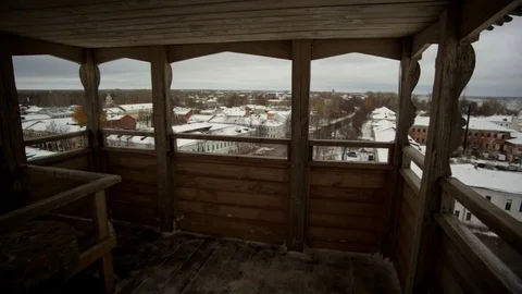 Ancient Russian monastery Stock Footage 121564627