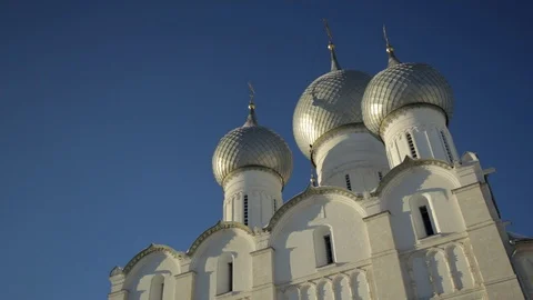 Ancient Russian monastery Stock Footage 121564662