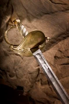 Ancient sabre. Stock Photos