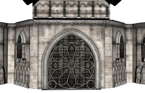 Ancient sacred building with columns Ilustración de archivo