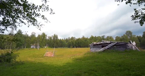 Ancient sami farm02 Stock Footage 172544785