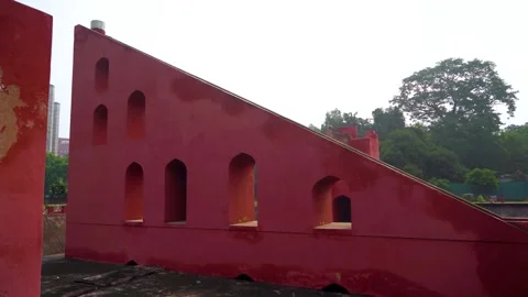 Ancient science on display at Jantar Mantar, Delhi Stock Footage 315829313