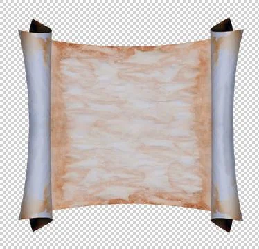 Ancient Scroll Stock Illustration