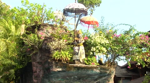 Ancient Sculpture in Bali Stock Footage 41380150
