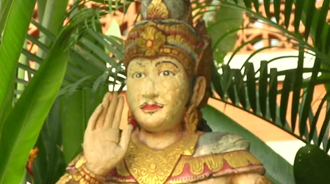 Ancient Sculpture in Bali Stock Footage 41380232