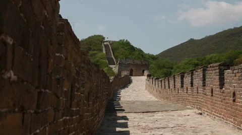 Ancient section of the great wall of china beijing jiankou section Stock Footage 39846562