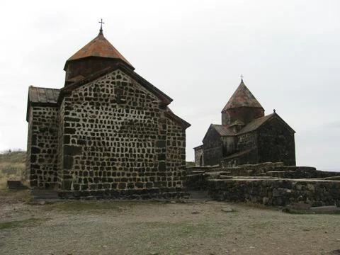 The ancient Sevanavank monastery, Sevan, Armenia 스톡 사진
