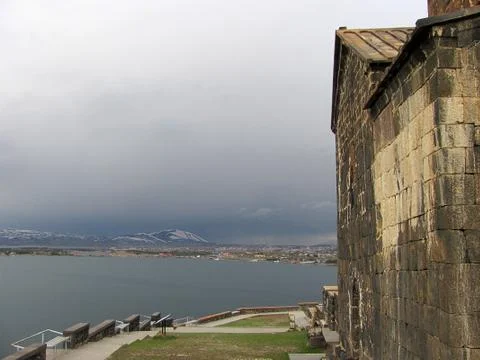 The ancient Sevanavank monastery, Sevan, Armenia 스톡 사진