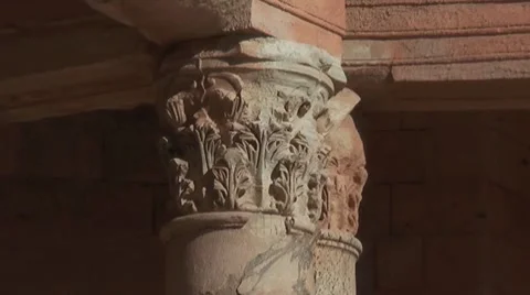 Ancient site - Sabratha, Libya Video stock 7735135