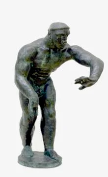 Ancient small statue artifact. Stock Photos