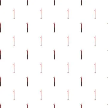 Ancient spear weapon pattern repeating on white background Stock Illustration