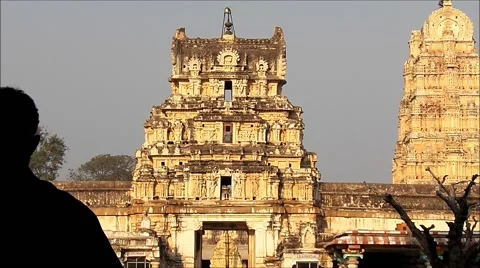 Ancient spirits are part of the old city. Slow motion, animation, eco, tour. Stock Footage 47762186