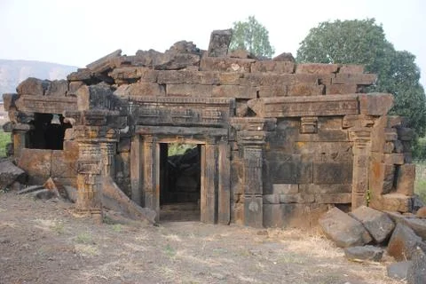 Ancient Spiritual Indian Temples Stock Photos