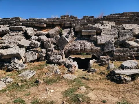 Ancient stadium in Perge. Turkey. Antalya Stock Photos
