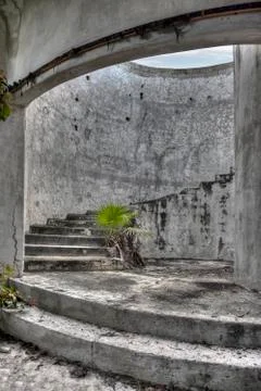 Ancient staircase Foto stock