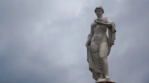 Ancient statue Video stock 8660318
