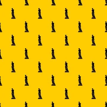 Ancient statue pattern vector Stock Illustration