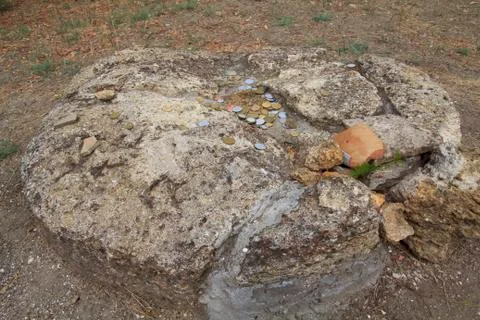 Ancient Stone Altar Photos