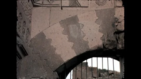Ancient Stone Arch Stock Footage 278100929