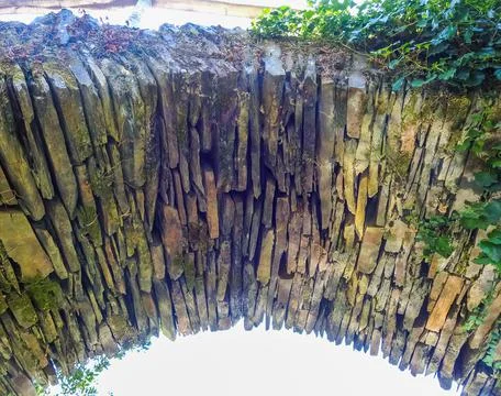 Ancient stone architectural arch Stock Photos