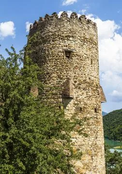 Ancient stone buildings Stock Photos