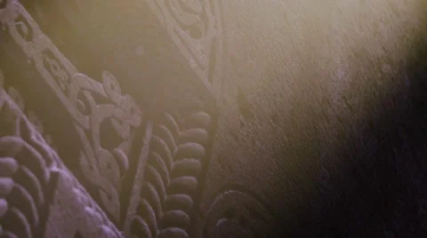 Ancient Stone Carvings inside a Monastry Stock Footage 53202863