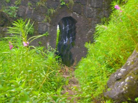 An ancient stone gate Foto stock