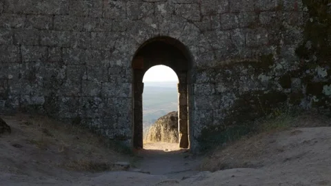 Ancient stone gateway Stock Footage 341282220