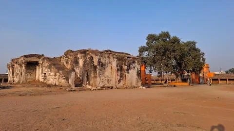 Ancient Stone Heritage Structure and Historic Ruins in India Stock Photos