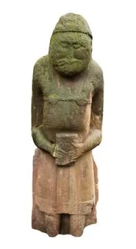 Ancient stone idol Stock Photos