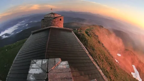 Ancient stone observatory Pop Ivan Video stock 170772006