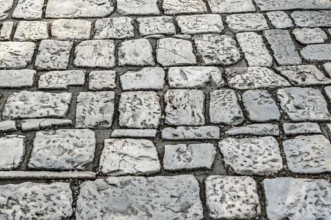 Ancient Stone Pattern, Athens, Greece Stock Photos